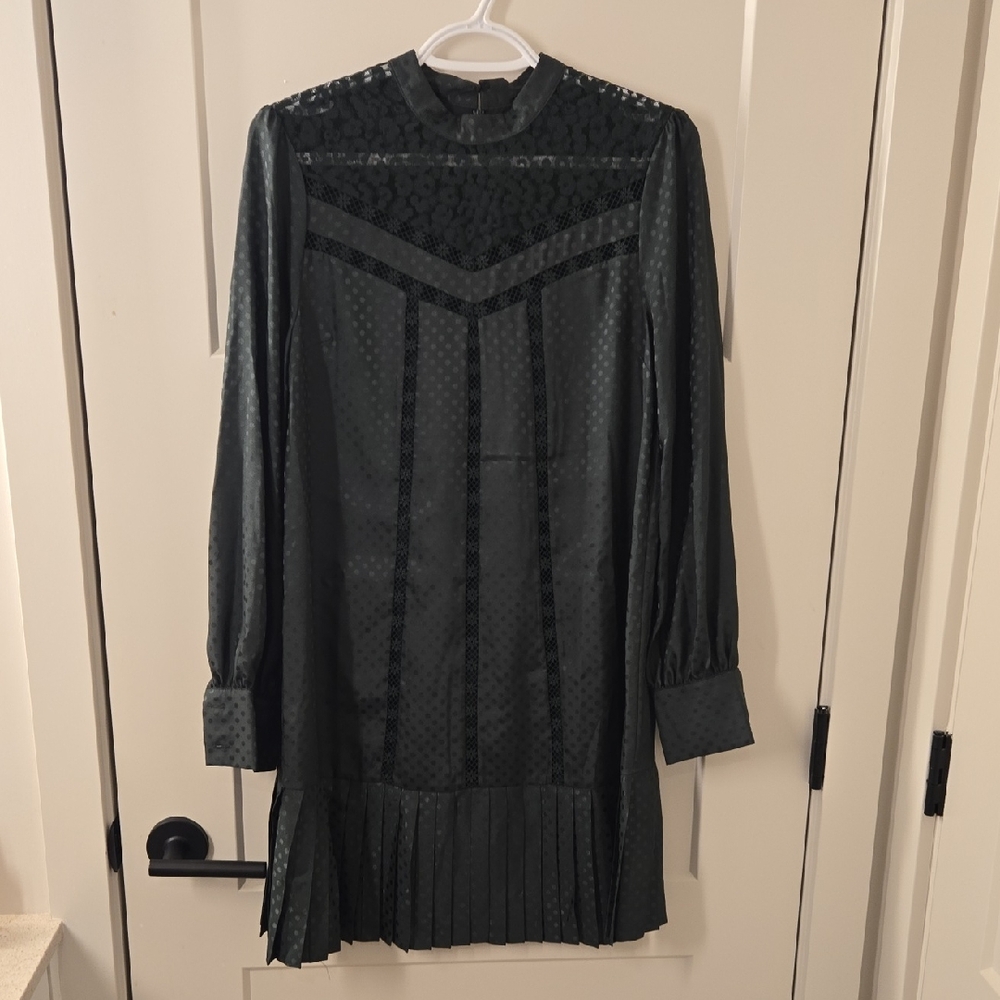 Ted Baker Foest Green Long Sleeve Dress